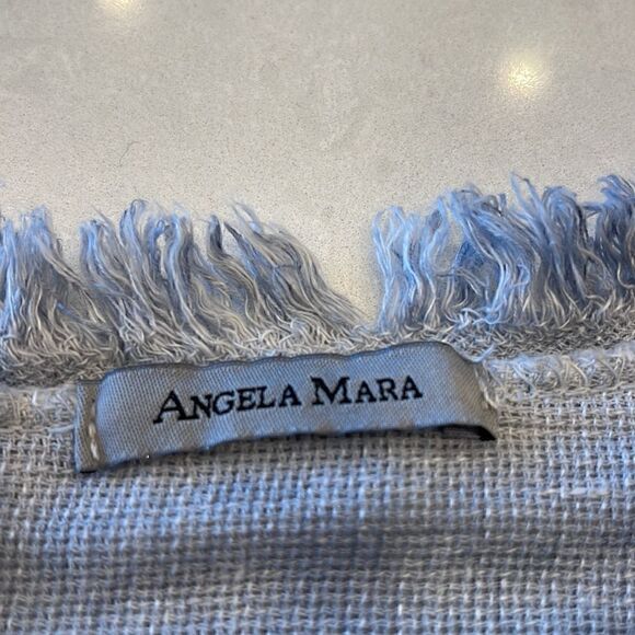 Angela Mara women’s medium shirt super nice pit to pit 20 inch. Linen cotton - Picture 3 of 7